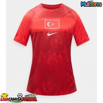 Camisa de Futebol Turquia Equipamento Principal Mulheres Mundo 2026 Manga Curta